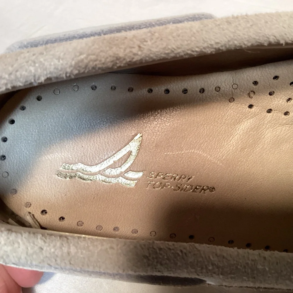 Sperry Top-Sider Gray Suede Classic Boat Shoes Men’s size 8 1/2